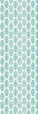 Blackout roller blind Blue leaves