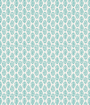 Blackout roller blind Blue leaves