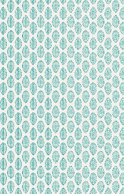 Blackout roller blind Blue leaves
