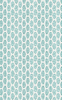 Blackout roller blind Blue leaves