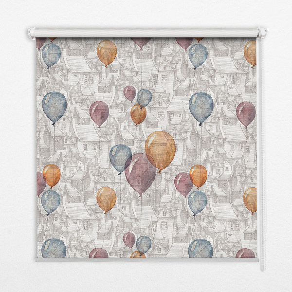 Blackout roller blind for window Balloons
