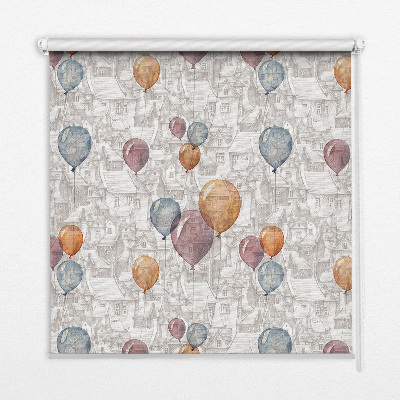 Blackout roller blind for window Balloons