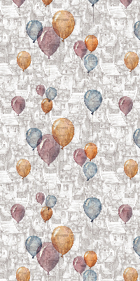 Blackout roller blind for window Balloons