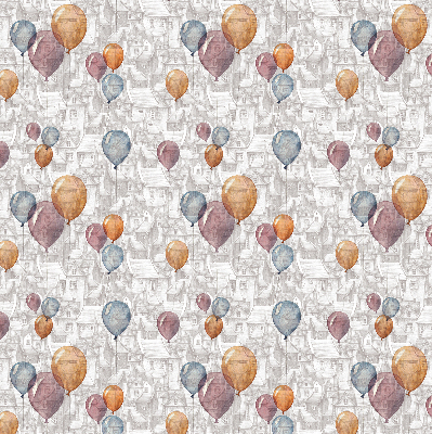 Blackout roller blind for window Balloons