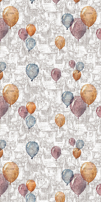 Blackout roller blind for window Balloons