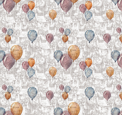 Blackout roller blind for window Balloons