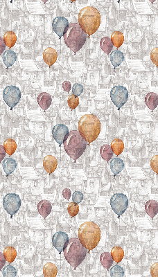 Blackout roller blind for window Balloons