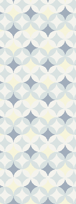 Fabric roller blind for window Colorful stars