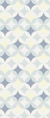 Fabric roller blind for window Colorful stars