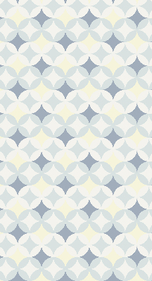 Fabric roller blind for window Colorful stars