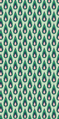 Blackout roller blind Drawn avocado