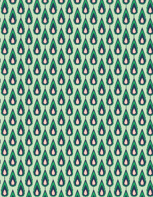 Blackout roller blind Drawn avocado