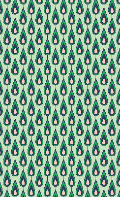 Blackout roller blind Drawn avocado