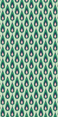 Blackout roller blind Drawn avocado
