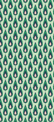 Blackout roller blind Drawn avocado