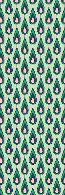 Blackout roller blind Drawn avocado