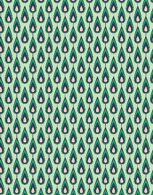 Blackout roller blind Drawn avocado