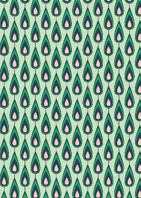 Blackout roller blind Drawn avocado