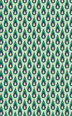 Blackout roller blind Drawn avocado