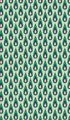 Blackout roller blind Drawn avocado