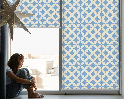 Blackout roller blind Blue stars