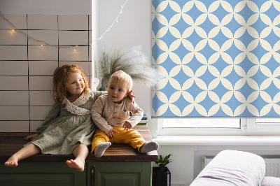 Blackout roller blind Blue stars
