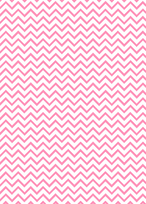 Fabric roller blind for window Horizontal pink zigzags