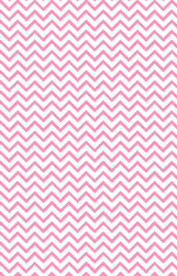 Fabric roller blind for window Horizontal pink zigzags