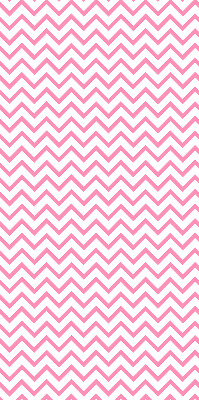 Fabric roller blind for window Horizontal pink zigzags
