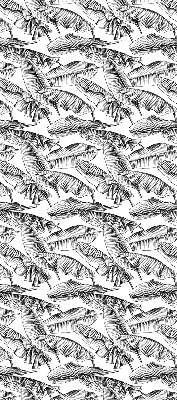 Blackout roller blind Fern leaves