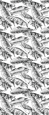 Blackout roller blind Fern leaves