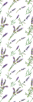 Fabric roller blind for window Lavender
