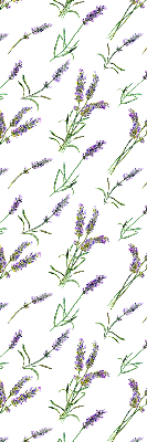 Fabric roller blind for window Lavender