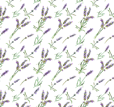 Fabric roller blind for window Lavender