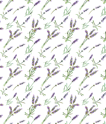 Fabric roller blind for window Lavender