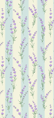 Blackout roller blind Purple flowers