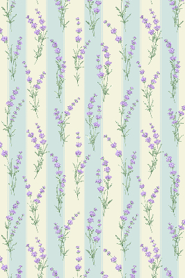 Blackout roller blind Purple flowers