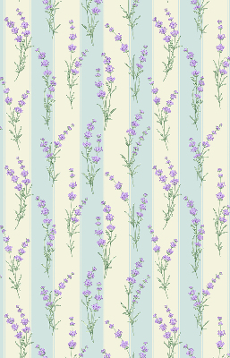 Blackout roller blind Purple flowers