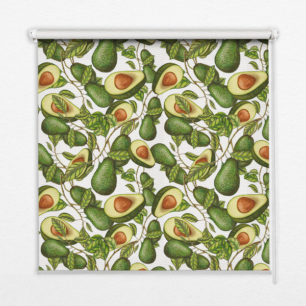 Blackout roller blind Avocado