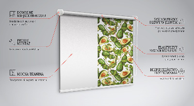 Blackout roller blind Avocado