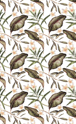 Blackout roller blind for window Flowers with stems