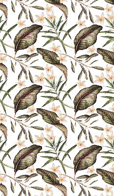 Blackout roller blind for window Flowers with stems