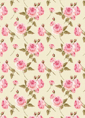 Blackout roller blind Roses
