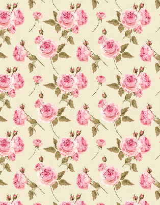 Blackout roller blind Roses
