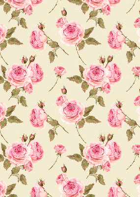 Blackout roller blind Roses