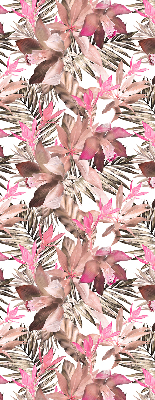 Blackout roller blind for window Pink flowers