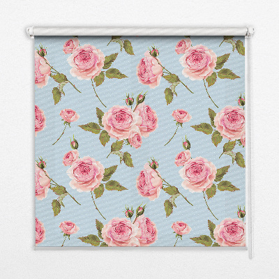 Blackout roller blind Roses