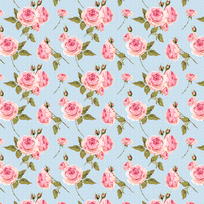 Blackout roller blind Roses