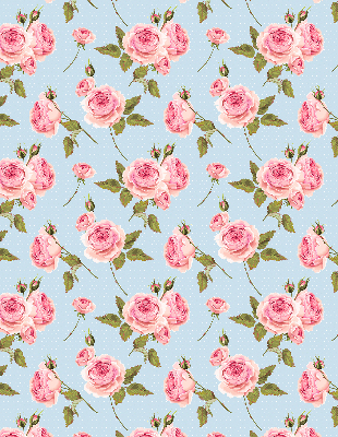 Blackout roller blind Roses