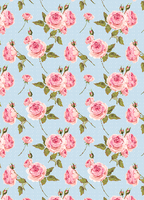 Blackout roller blind Roses